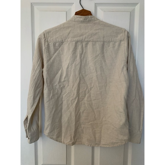 Arko Linen Button Down Shirt Men’s Size Medium - Picture 2 of 4